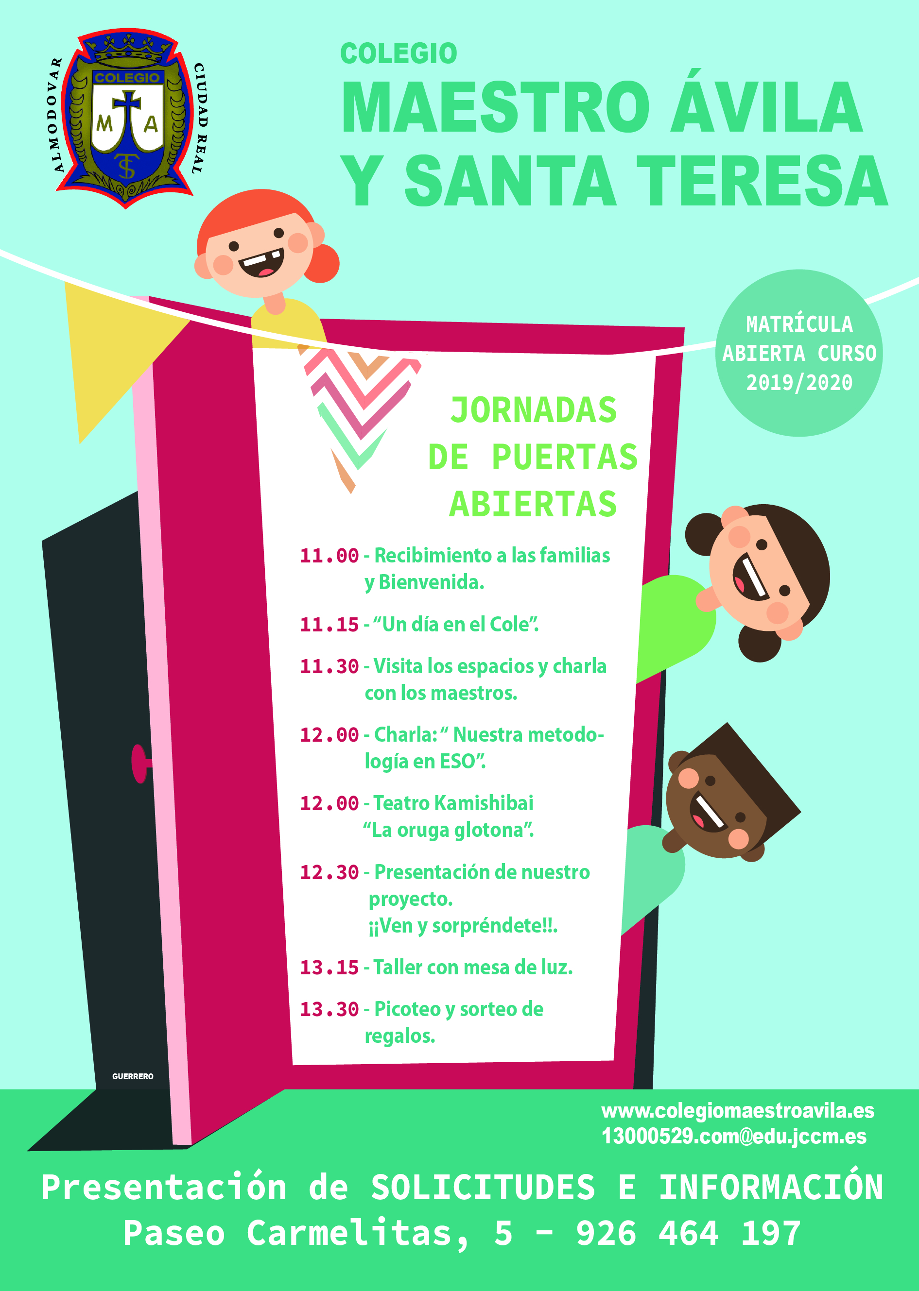 CARTEL JORNADAS PUERTAS ABIERTAS 2019 SRA3 01