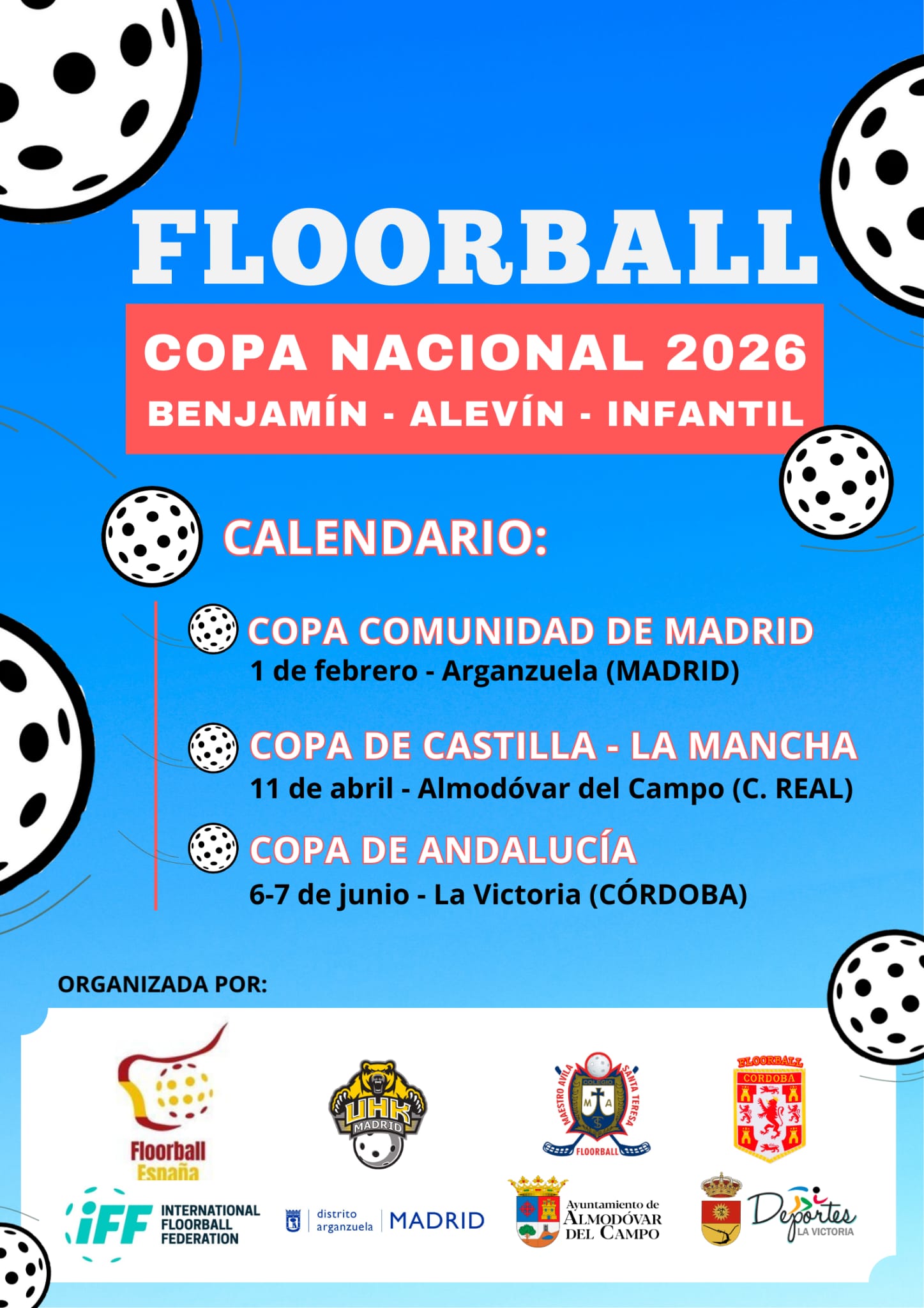 CARTEL NACIONAL DE FLOORBALL
