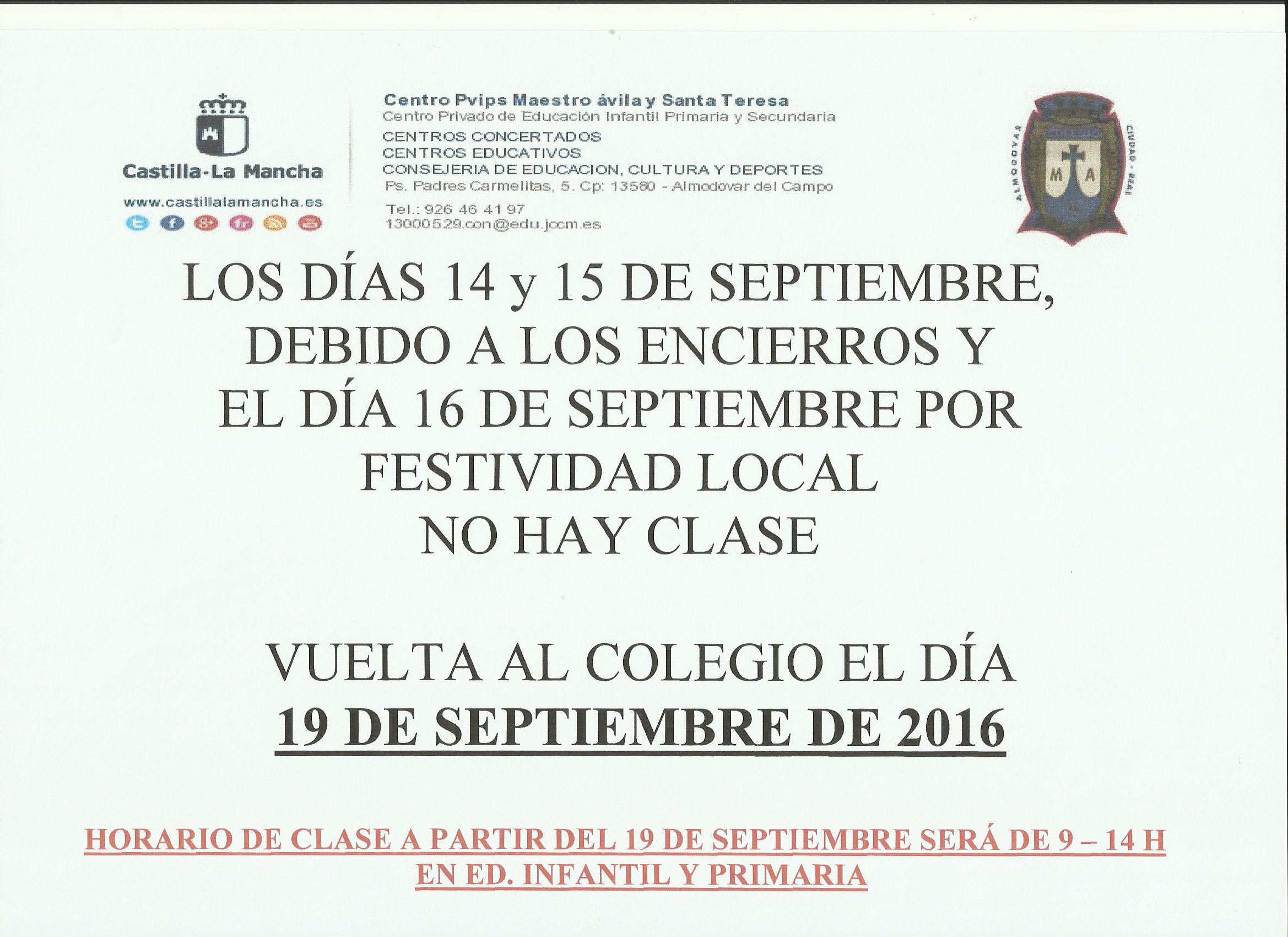 Fiestas septiembre