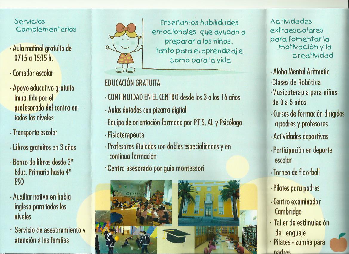 Triptico Colegio