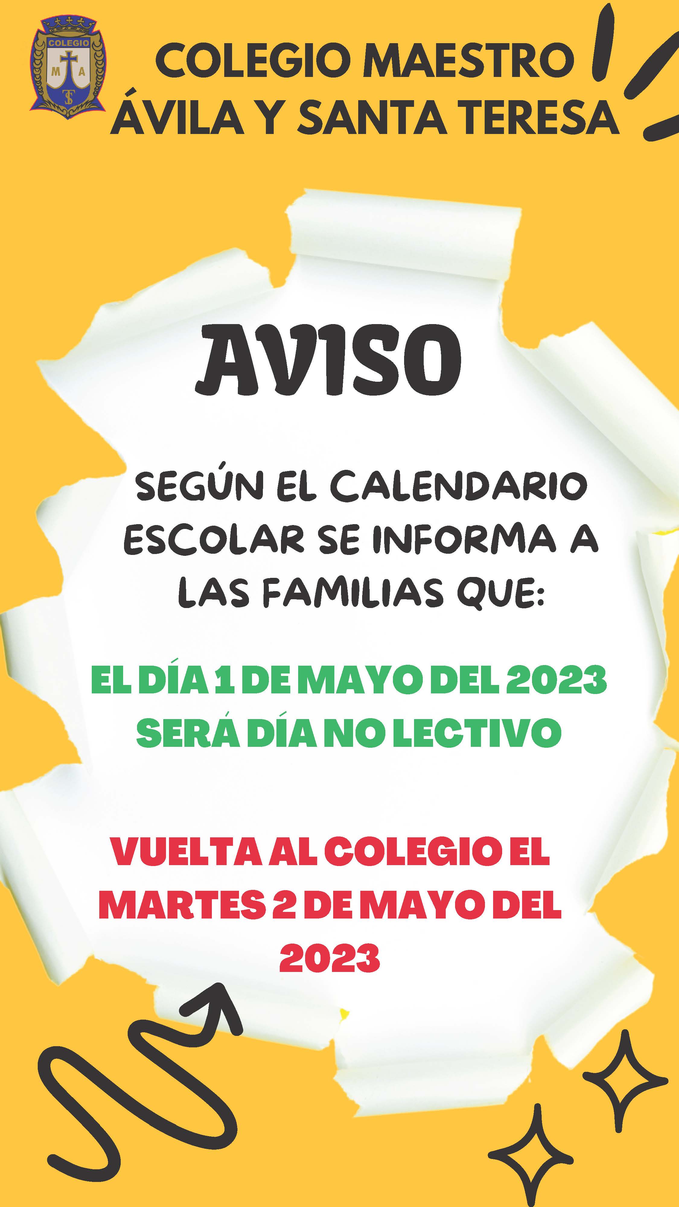 dia festivo mayo
